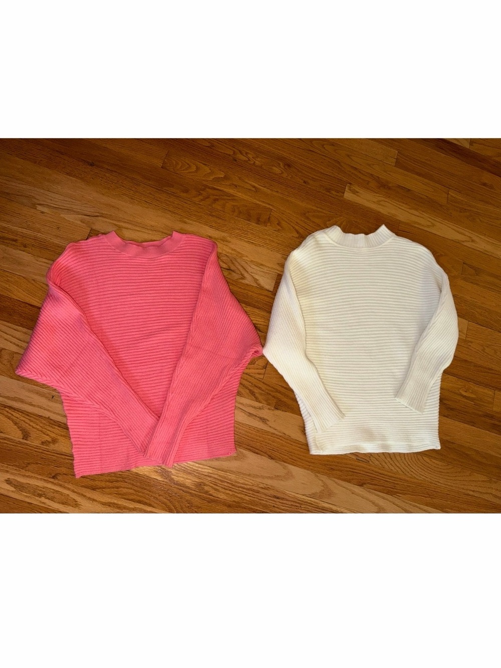 Girls Oversized Crewneck Fall Sweaters.  Batwing Long Sleeve Slouchy Pullover